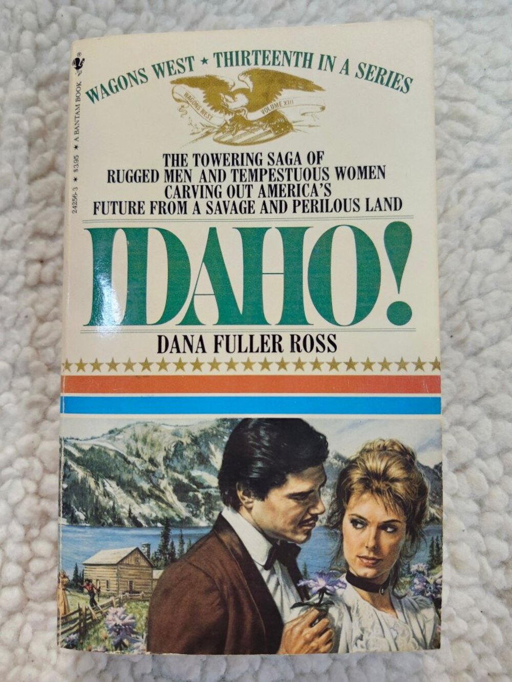 IDAHO! Dana Fuller Ross Bantam Paperback 1984 Wagons West Novel Vintage Western